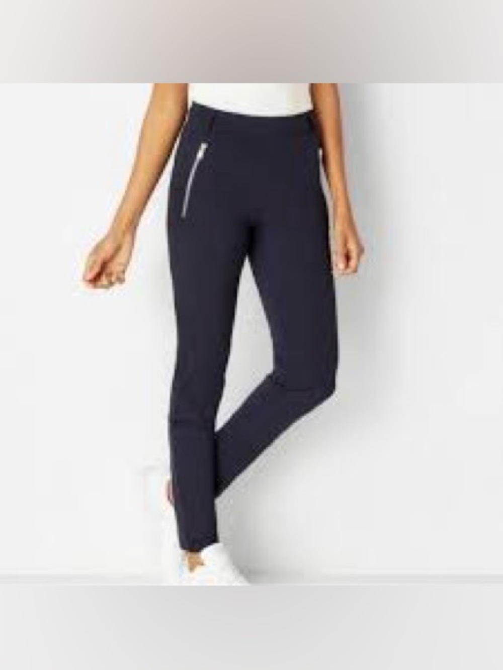 NWOT Anatomie Black Marissa Curvy Hi- Waist Zip-Pocket Pants